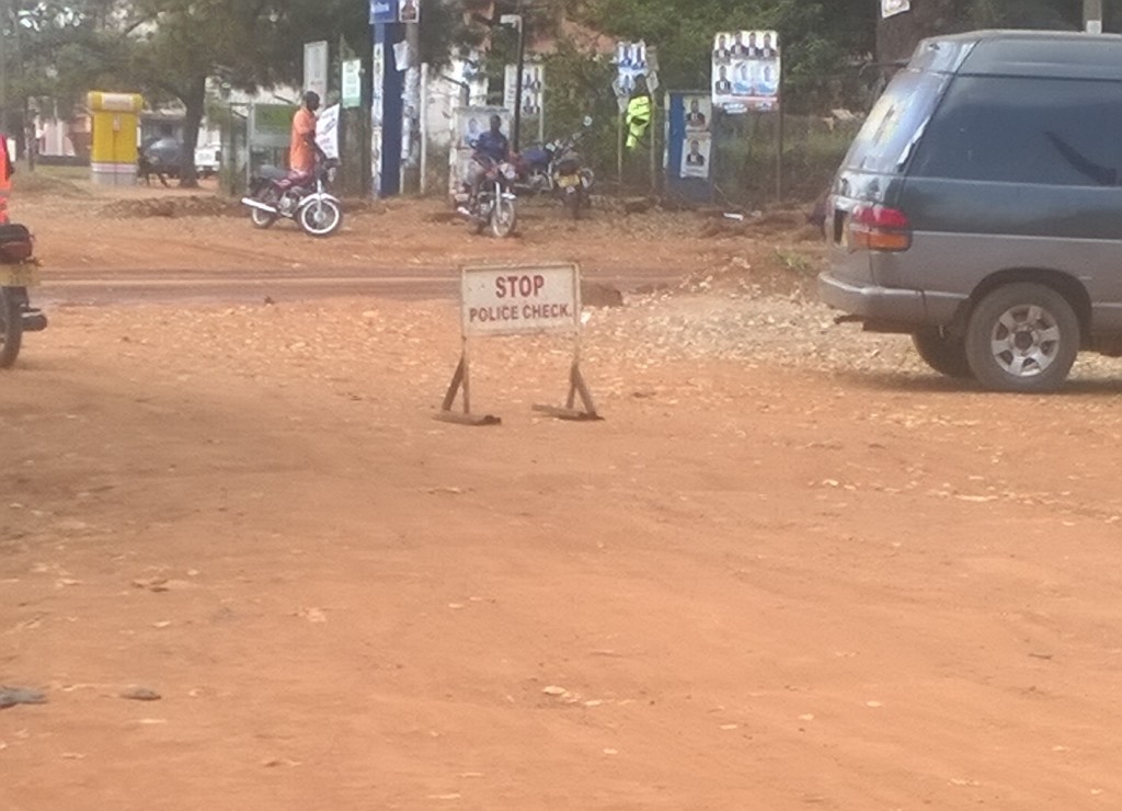 Anti- Riot Police deployed at Gulu Main Hospital Gate ahead of Besigye’s Visit