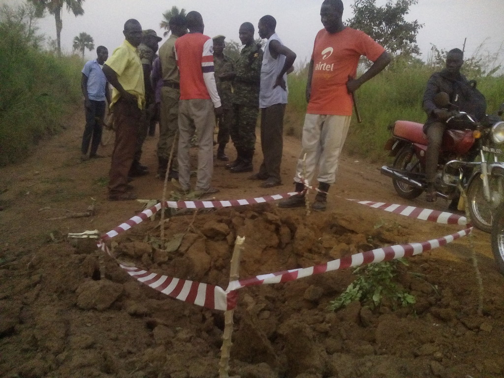 UPDF Removes Anti-tank Bomb on Patiko –Palaro Road