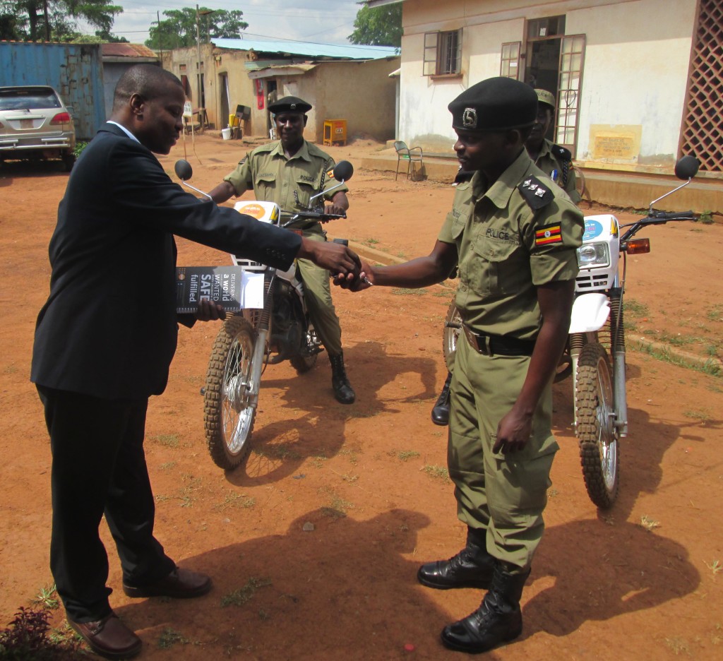 Aswa Region Police Gets Two Motorcycles  To Help Combat Gender Violence