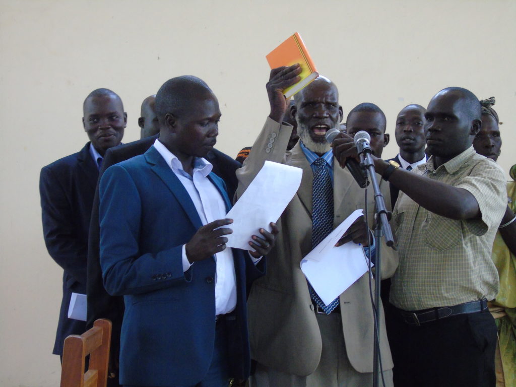 Drama As Amuru Councillors Struggle With Taking Oath