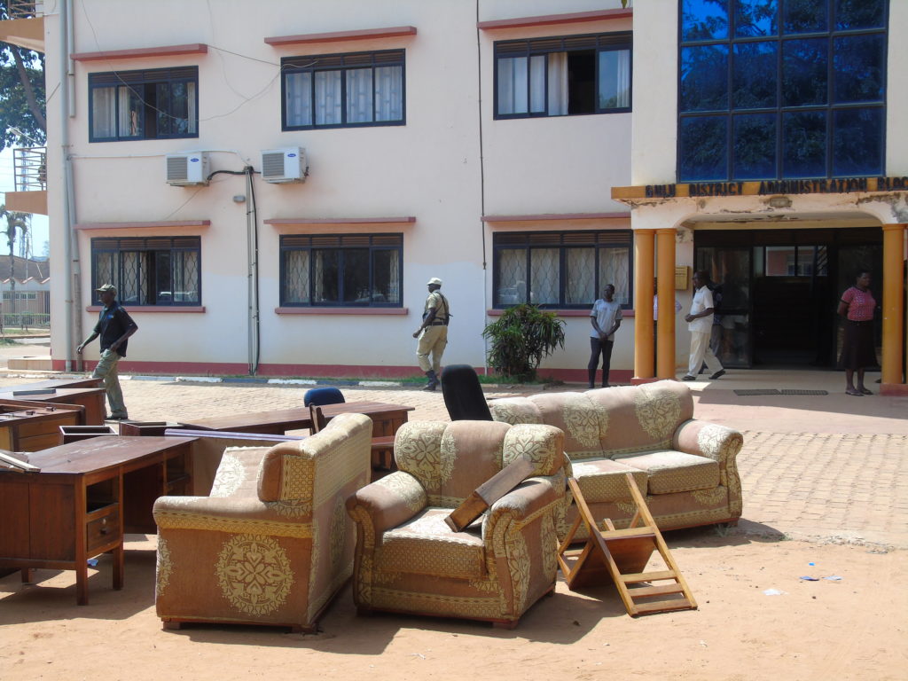 Bailiffs Attach Gulu District Property