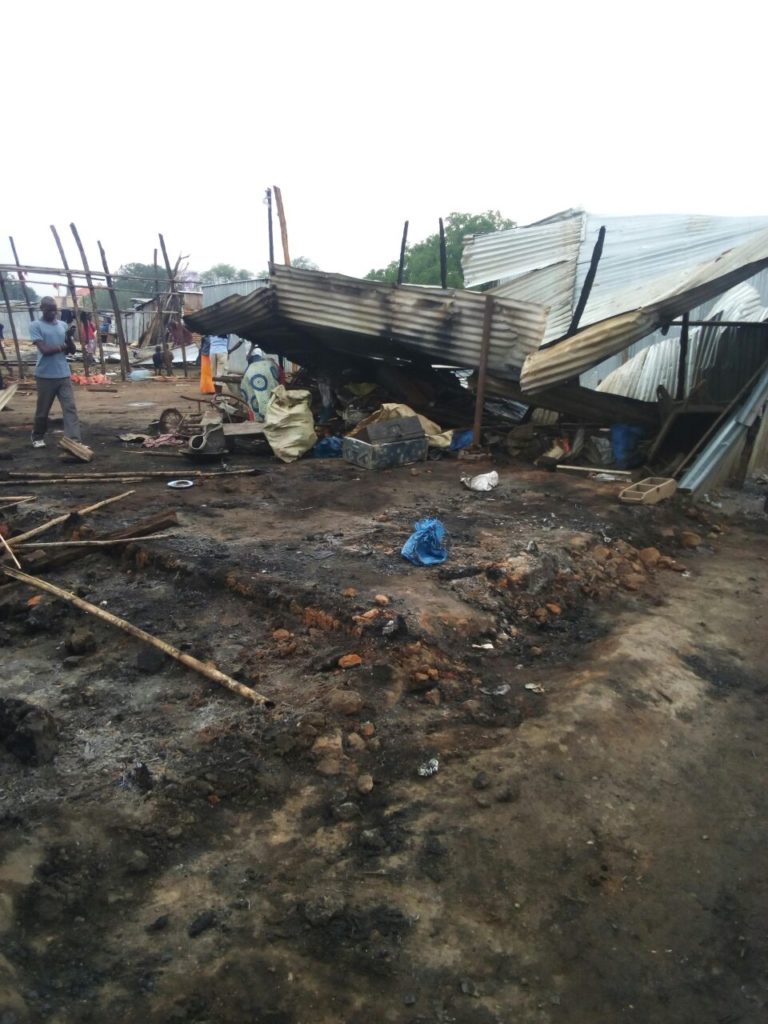 Elegu Fire Leaves 500 Homeless