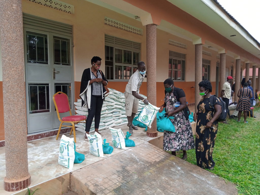 300 Private School Teachers in Gulu Receive Food Aid